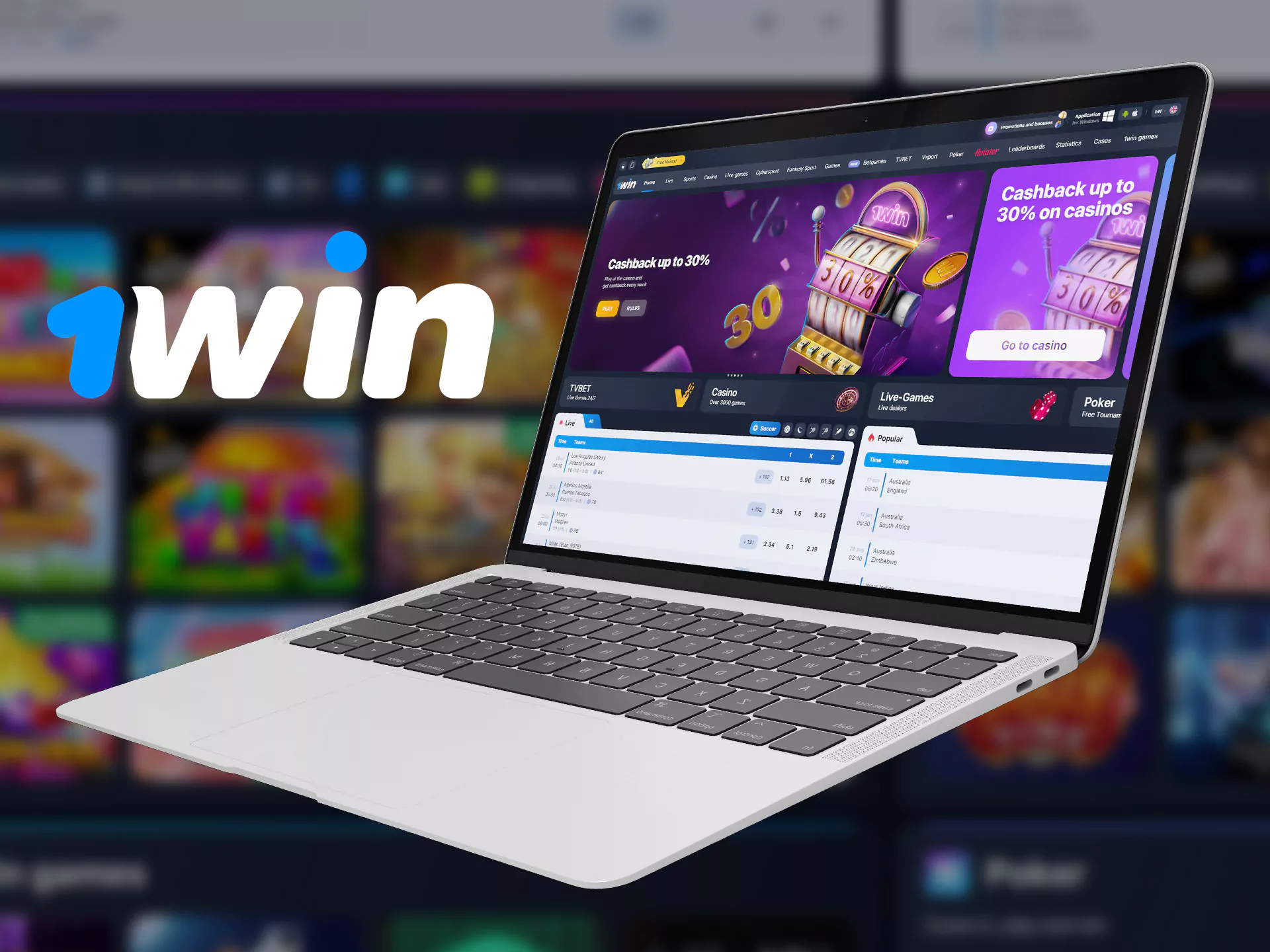 You can use the 1win website with any compatible device.