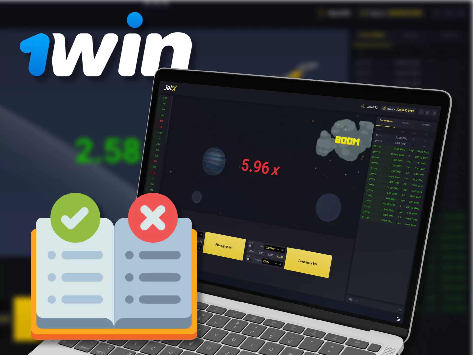 Learn the rules of JetX on 1Win.